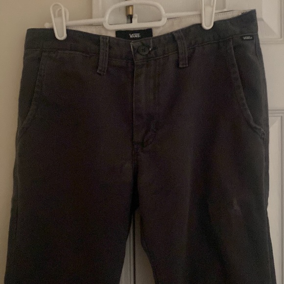 VANS dark gray flat front chinos 29 - Picture 5 of 5